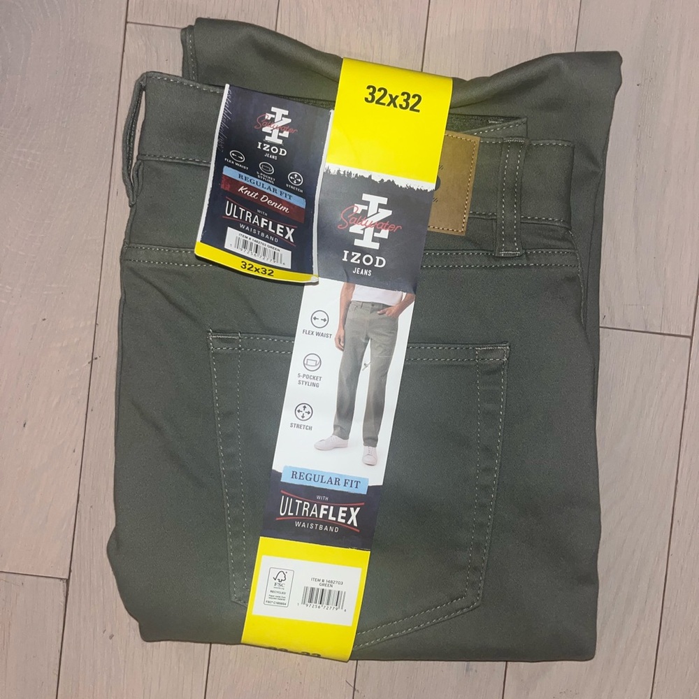 Izod Green Chinos
